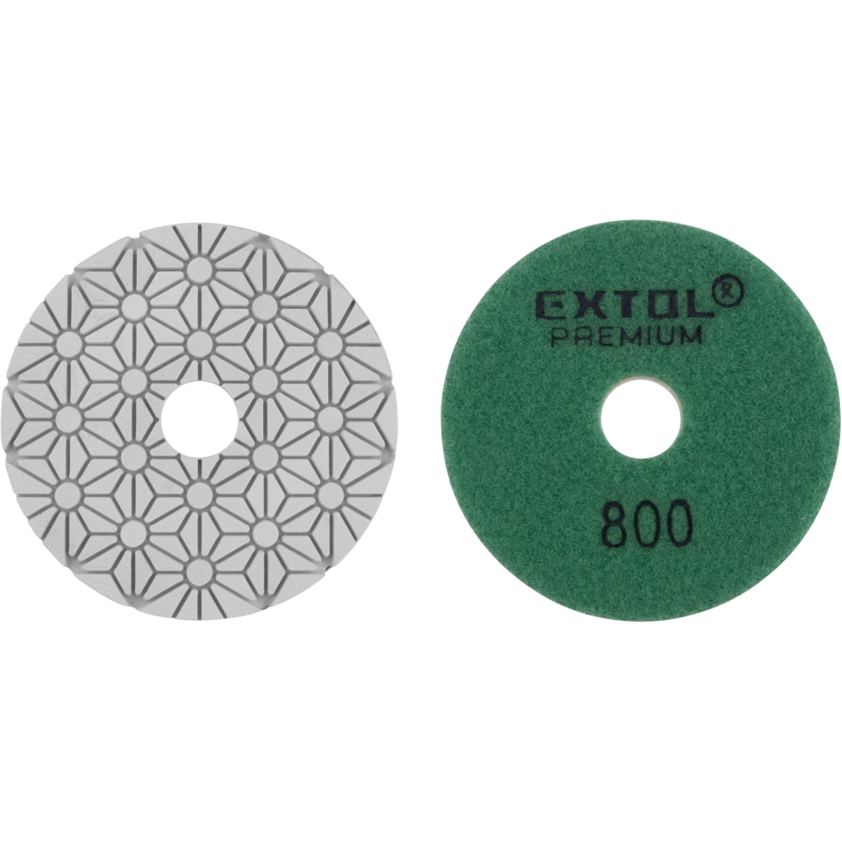 EXTOL PREMIUM kotúč diamantový leštiaci na obklady, O100mm, P800, suchý zips 8803097