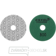 kotúč diamantový leštiaci na obklady, O100mm, P800, suchý zips gallery main image