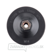 Nosič brúsnych výsekov - M14, suchý zips, O100mm Náhľad