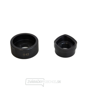 Dierkovač plechu kruhový, priemer 43 mm gallery main image