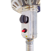 PRECIS - záhradný ohrievač vr. príslušenstvo - strieborné Náhľad