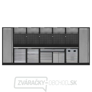 Zostava dielenského nábytku Procarosa PROFI XL 1390B Pracovná doska: nerezová gallery main image