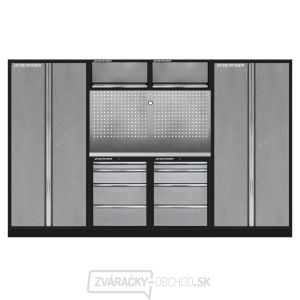 Zostava dielenského nábytku Procarosa PROFI 3604 Pracovná doska: nerezová gallery main image