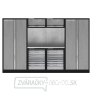 Zostava dielenského nábytku Procarosa PROFI 3608 Pracovná doska: nerezová gallery main image
