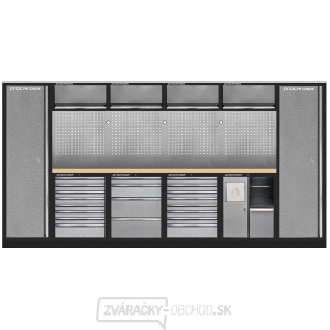 Zostava dielenského nábytku Procarosa PROFI L 8481A Pracovná doska: drevená Zostava dielenského nábytku Procarosa PROFI L 8481A Pracovná doska: drevená gallery main image