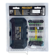 Aku rázový uťahovák Procraft PS22bb + sada bitov IBS-41 + batéria a nabíjačka | SPS22/IBS-41 náhled