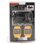 Sada batérie 20V 2Ah (2 ks) + 1 nabíjačka Procraft PBC-Set 1 | PBC-Set 1 náhled