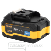 Sada batérie 20V 4Ah (2 ks) + 1 nabíjačka Procraft PBC-Set 2 | PBC-Set 2 náhled