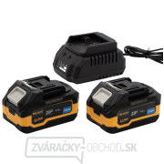 Sada batérie 20V 4Ah (2 ks) + 1 nabíjačka Procraft PBC-Set 2 | PBC-Set 2 gallery main image
