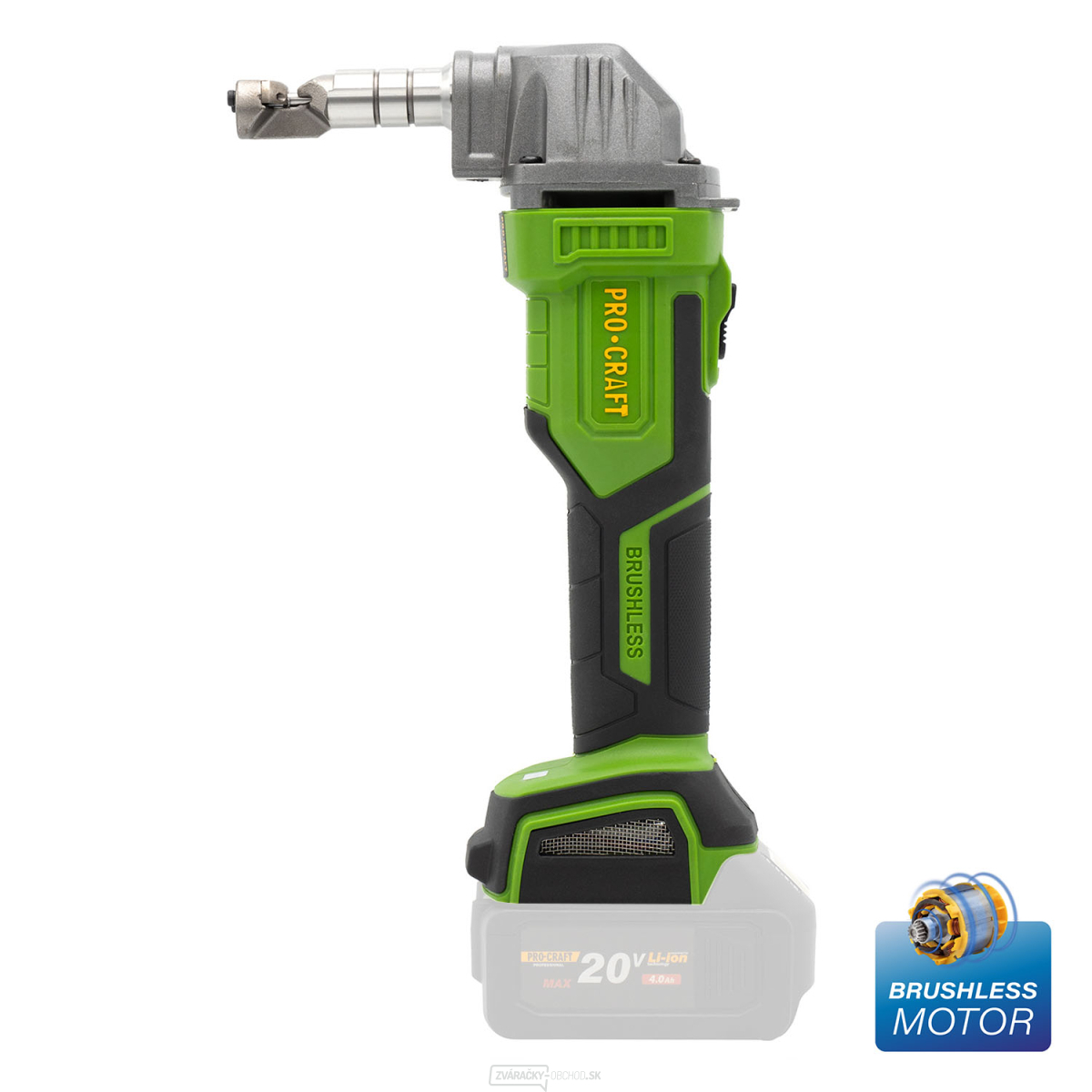 Aku nožnice na plech Procraft SM20 (bez batérie a nabíjačky) | SM20bb