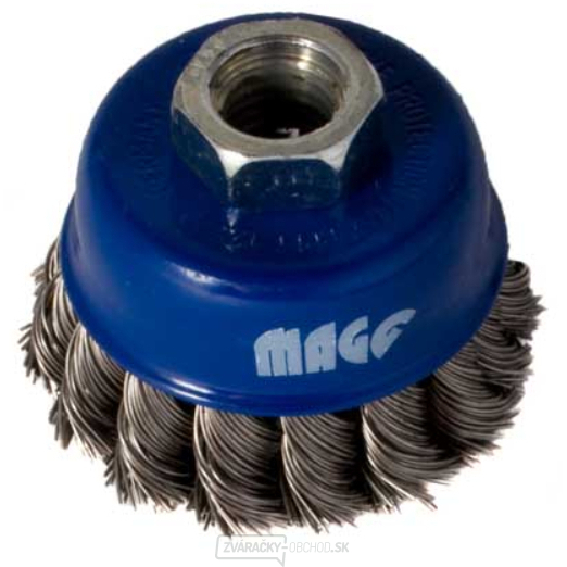 Kefa hrnčeková 80mm, copánkový SS 0,50, závit M14x2 - NEREZ Kefa hrnčeková 80mm, copánkový SS 0,50, závit M14x2 - NEREZ gallery main image