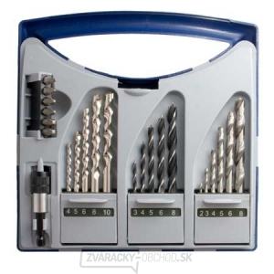 Sada vrtáků a bitů 23 dílů Sada vrtáků a bitů 23 dílů gallery main image