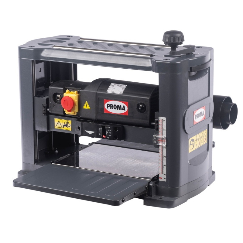 Hrúbkovacia frézka FTP-330/230V S - preťah so špirálovým žiletkovým valcom
