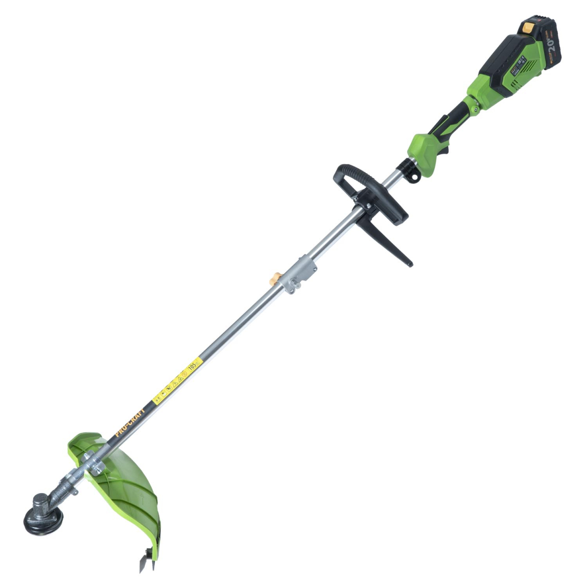 Aku krovinorez Procraft ATA-40 + dvojramenný popruh a ochranný štít | ATA-40/20SH/CH/FACE-GUARD Náhľad