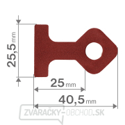L-svorky rohové/90 ° sada 2ks, 140x140mm Náhľad
