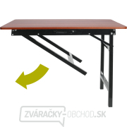 Stôl pracovný skladací, 100x60x80cm(d/š/v), nosnosť až 100kg Náhľad