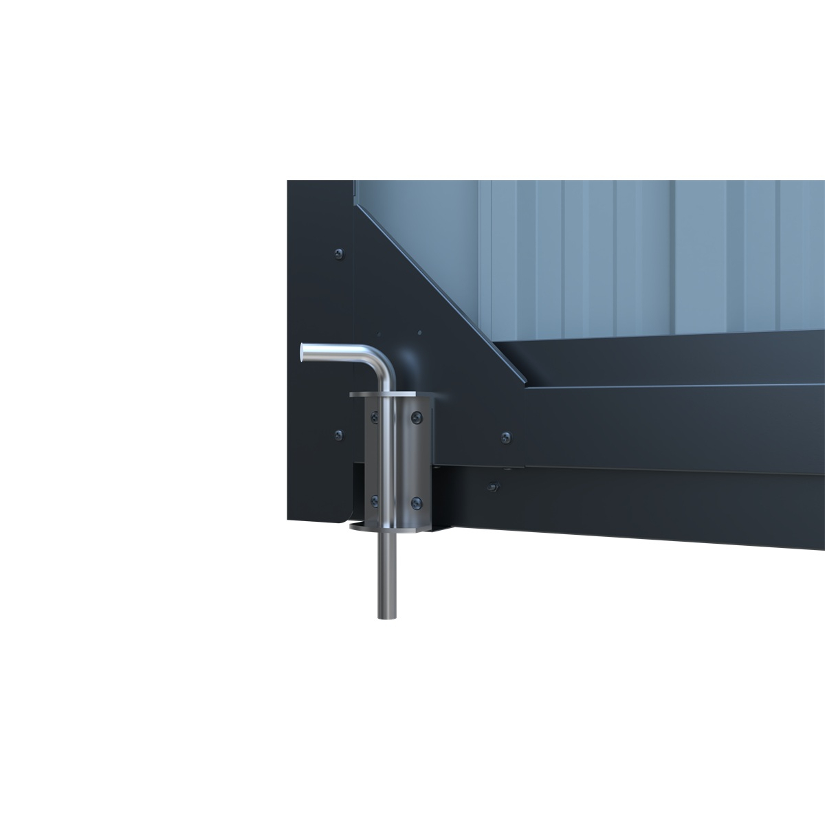 Riwall PRO RMCG 20x13 Anthracite kovová garáž 3,8 x 6 m so sedlovou strechou Antracit Náhľad