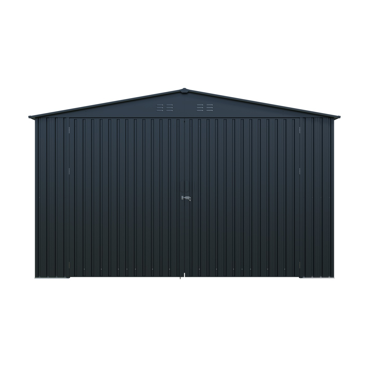 Riwall PRO RMCG 20x13 Anthracite kovová garáž 3,8 x 6 m so sedlovou strechou Antracit Náhľad