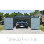 Riwall PRO RMCG 20x13 Anthracite kovová garáž 3,8 x 6 m so sedlovou strechou Antracit gallery main image