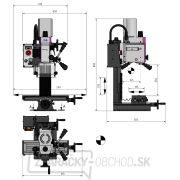 Stolová frézka OPTImill MH 15 V Náhľad