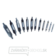 Súprava strediacich vrtákov 12 ks, 1-5mm, metrický Náhľad