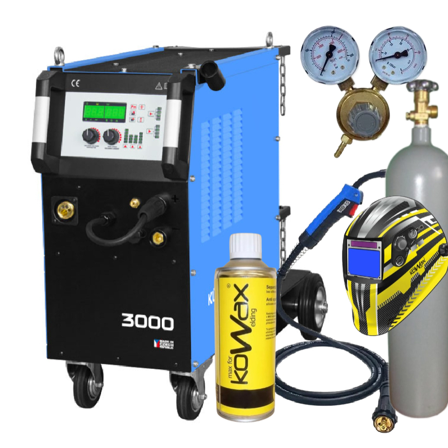 KITin 3000 Multi MIG Synergic V2 + Horák + red. ventil + Kukla + Fľaša Co2 + Sprej