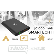 Notebook powerbank Smartech II QC3.0 40000mAh - čierna náhled