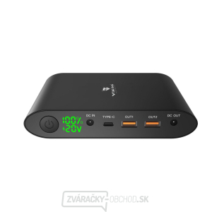 Notebook powerbank Smartech II QC3.0 40000mAh - čierna gallery main image