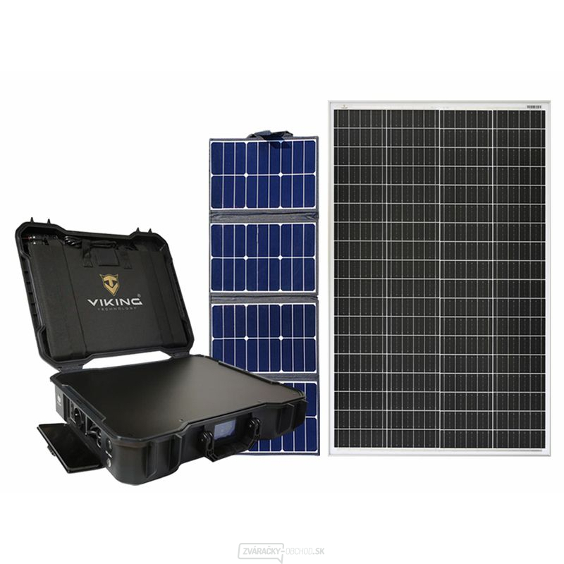 Set batériový generátor Viking X-1000, solárny panel X80 a solárny panel SCM135