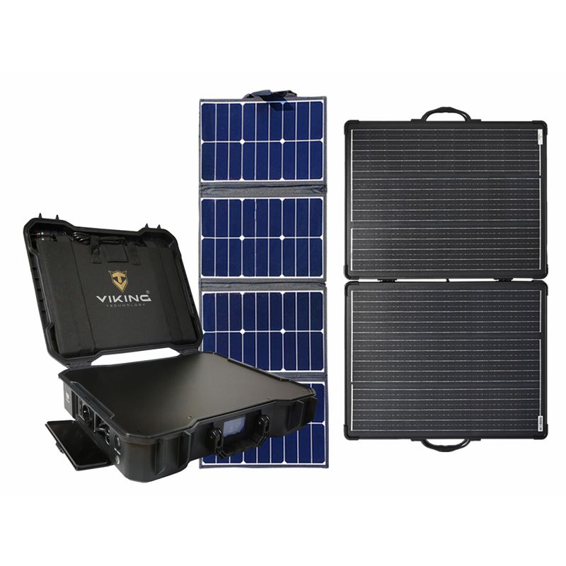 Set batériový generátor Viking X-1000, solárny panel X80 a solárny panel Viking LVP120