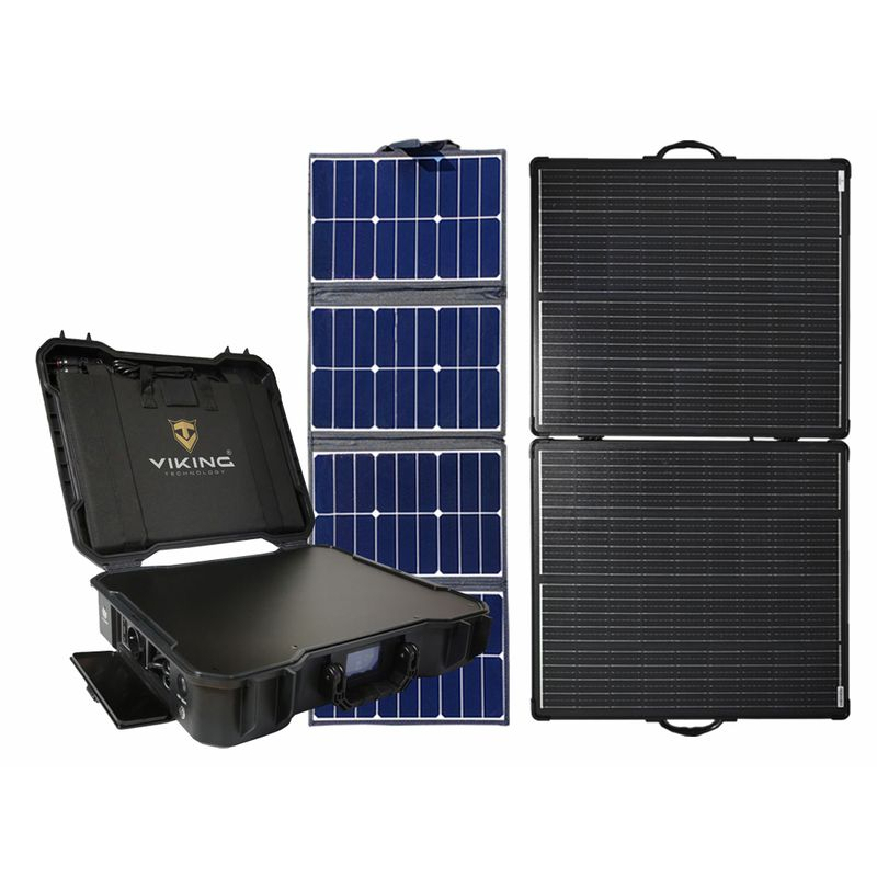 Set batériový generátor Viking X-1000, solárny panel X80 a solárny panel Viking LVP200