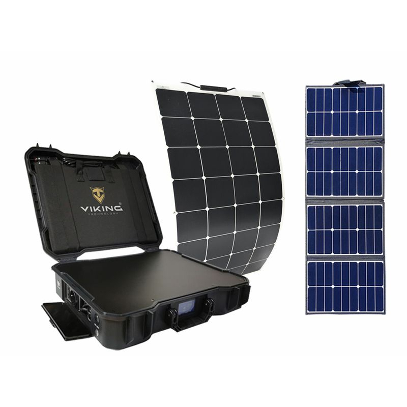 Set batériový generátor Viking X-1000, solárny panel X80 a solárny panel Viking LE120