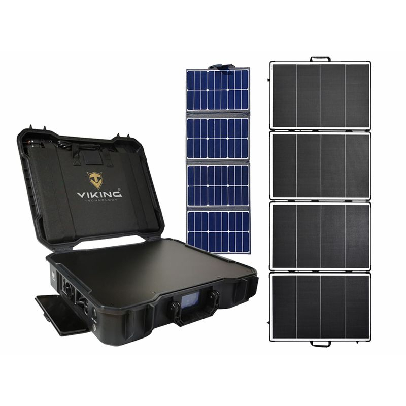 Set batériový generátor Viking X-1000, solárny panel X80 a solárny panel Viking HPD400