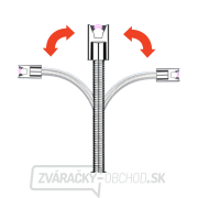 Zapaľovač plazmový s tvarovateľným krkom as USB nabíjaním,, dĺžka 26cm náhled