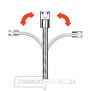 Zapaľovač plazmový s tvarovateľným krkom as USB nabíjaním,, dĺžka 26cm náhled