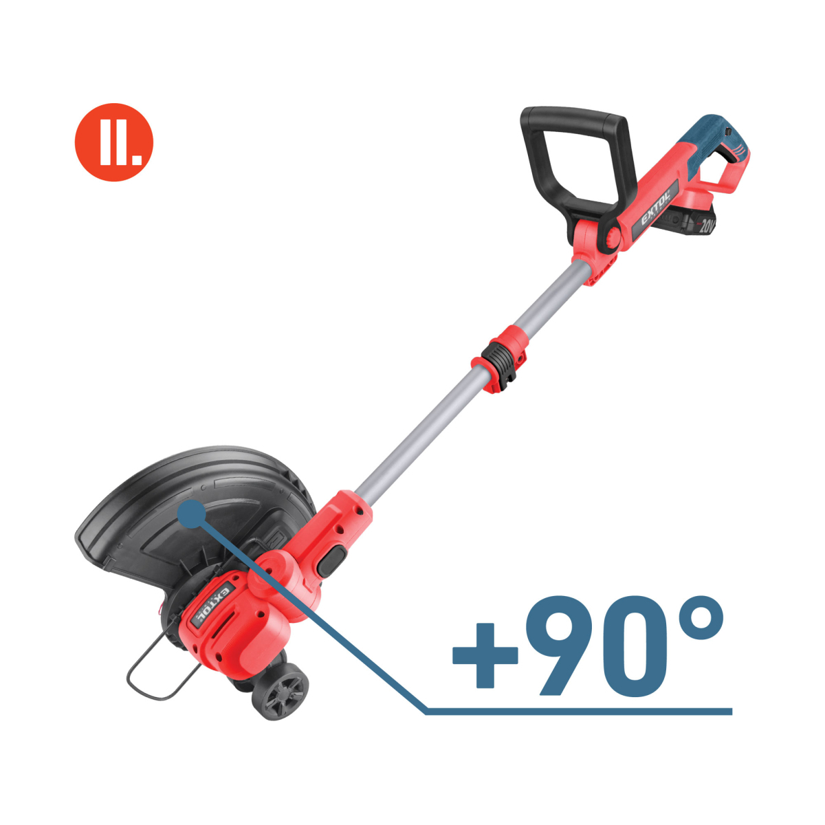 Kosačka strunová aku, SHARE20V, 30cm, 2Ah Náhľad