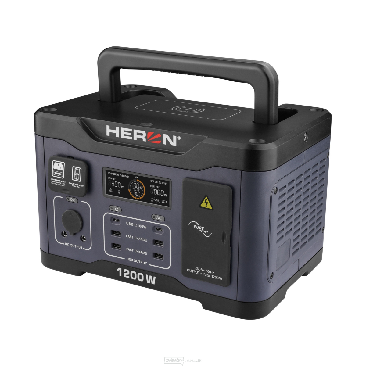 stanica nabíjacia, 1200W, 921Wh