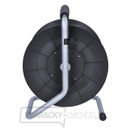 Solight predlžovací prívod na bubne, 4 zásuvky, 50m, čierny kábel, 3x 1,5mm2 náhled