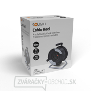 Solight predlžovací prívod na bubne, 4 zásuvky, 50m, čierny kábel, 3x 1,5mm2 náhled