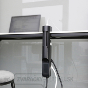 Solight 3z + USB A + C prenosné stolné zásuvky, 2m, čierna, USB rýchlonabíjačka 20W PD Náhľad