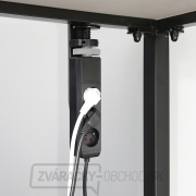 Solight 3z + USB A + C prenosné stolné zásuvky, 2m, čierna, USB rýchlonabíjačka 20W PD náhled