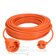 Solight 1z pohyblivý prívod - spojka, 15m, 2 x 1,5mm2, oranžová Náhľad