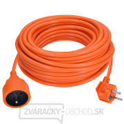 Solight predlžovací prívod - spojka, 1 zásuvka, 20m, 3 x 1,5mm2, oranžová Náhľad