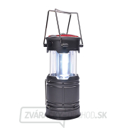 Solight LED nabíjacie kempingové svietidlo s lampášom, 200lm, šedá gallery main image