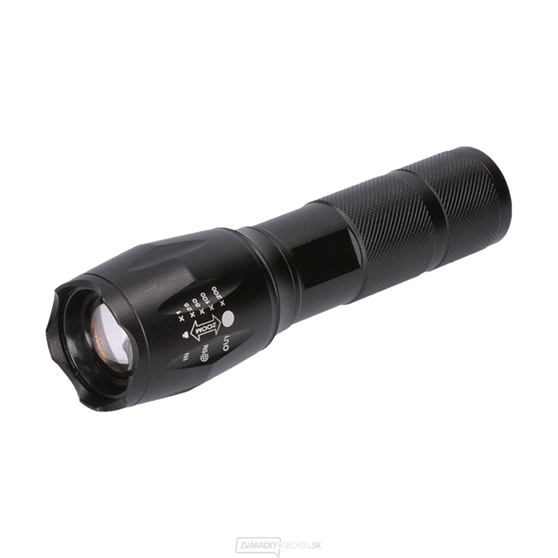 Solight LED nabíjacie svietidlo, 300lm, Cree, zoom, power banka, Li-Ion