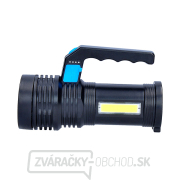Solight LED nabíjacie svietidlo s rukoväťou a bočným svetlom, 150+100lm, Li-Ion Náhľad