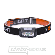 Solight LED čelové nabíjacie svietidlo, 150 + 100lm, biele a červené svetlo, Li-Ion Náhľad