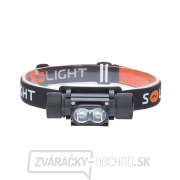 Solight LED čelové nabíjacie svietidlo, 650lm, Li-Ion Náhľad