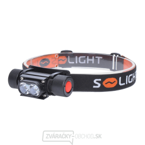 Solight LED čelové nabíjacie svietidlo, 650lm, Li-Ion gallery main image