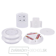 Solight LED svetielka s diaľkovým ovládaním, 3x 50lm, časovač, batériové napájanie náhled
